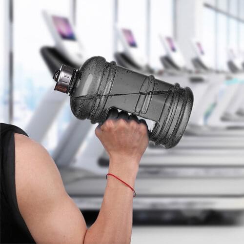 Sports Bottle 1L/1.5L/2.2L Large Capacity Water Kettle Plastic Protein Shaker Bottle For Cycling Fitness Running Gym Training