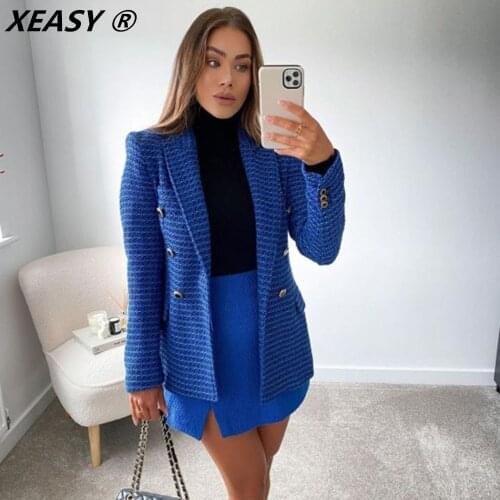 Женские синие куртки XEASY China At AliExpress