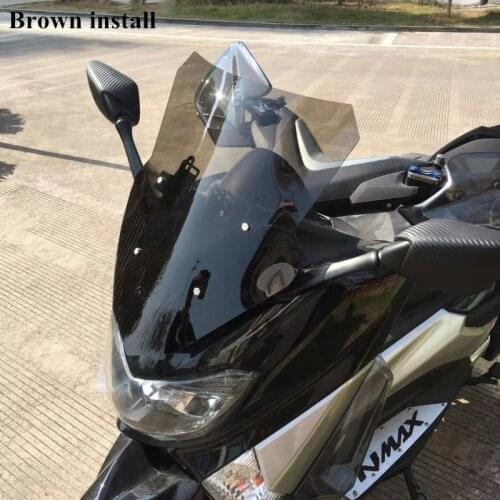 Motorcycle Accessories Parts nmax155 nmax higher5cm windscreen windshield deflector wind screens for yamaha nmax155 2016-2019