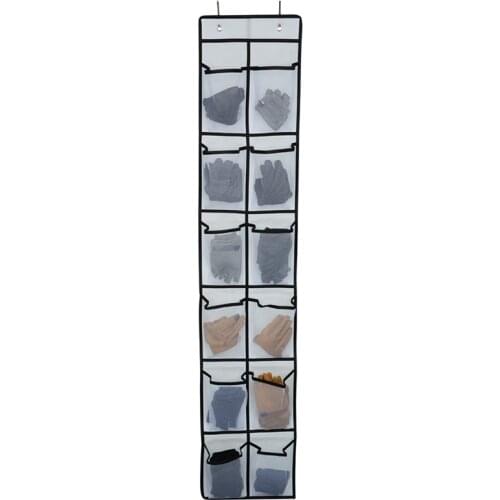 12 Large Mesh Pockets Hanging Shoe Organiser Rack Behind Doors Shoes Rack Storage Household Wall Bag Room Shoes Slippers Storage