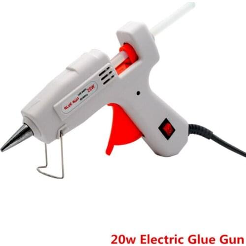 20W Guns Thermo Electric Heat Temperature Repair Tool Hot Melt Glue Gun With 7MM Glue Sticks Industrial