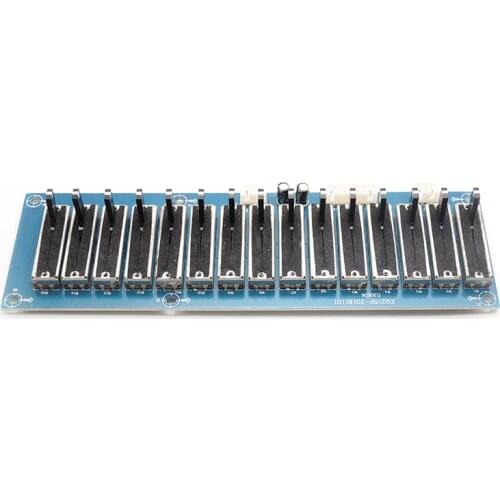 5/10/15 Band Stereo EQ Equalizer Board 2.0Channel Preamplifier Tone Adjustable Preamp module