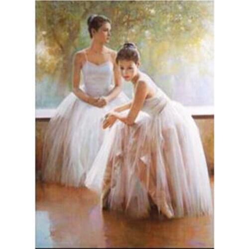 5d Diy Diamond Painting Kit round Diamond Rhinestones Cross Stitch Kit Diamond Embroidery Mosaic Dance kiss Needlework