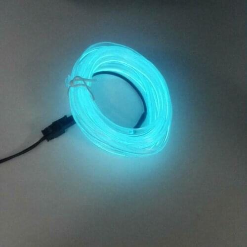 Car Atmosphere Light 2M LED Ice Blue Light Strip RV Interior Lamp 12V Dash Floor Foot Decorative Lamp Car Accessories Universal