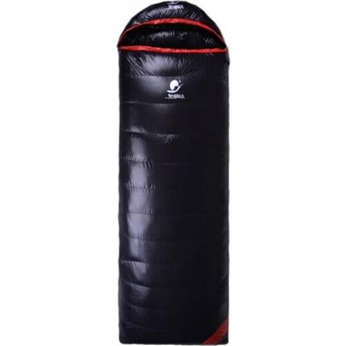 White Goose Down 400G/600G/800G/1000G Filling Comfortable Waterproof Camping Adult Sleeping Bag Lazy Bag Sac De Couchage
