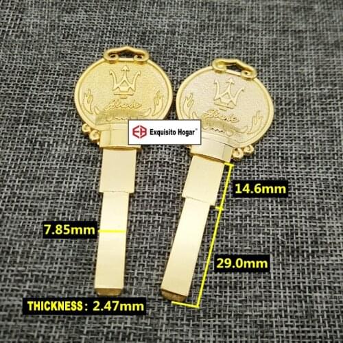 Best quality Color Random House Home Door Blank Key 32mm Locksmith Supplies Blank Keys SJAB402