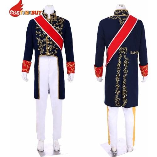Costumebuy Japanese Euro Minister Cosplay Suit Imperial Court Dress Parade Jacket Military Uniform Mens Costume Custom Made