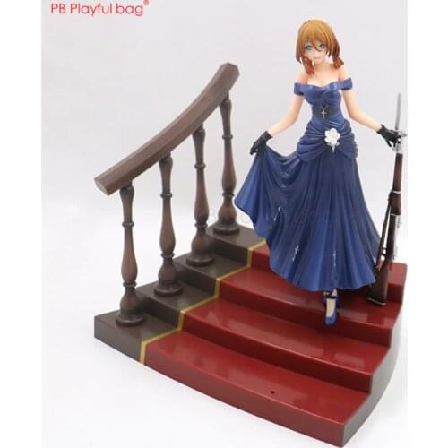 28CM Springfield M1903 action figure pvc-collectible-model Japanese-Anime-Game-collections Gorgeous dress girl model figure HE51