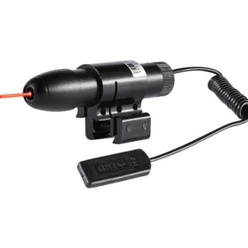 Powerful Mini Red Dot Laser Sight Scope Weaver 11/20m Picatinny Mount Set for Gun Rifle Pistol Shot Airsoft Riflescope Hunting