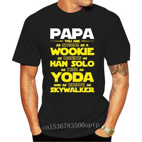 New Round Neck Non Fading T Shirt Short Sleeve Papa You Are My Super Star Hero T Shirt Wars Funny T Shirts For Men