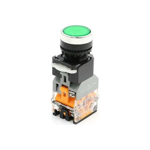 Normally Open Closed Green Signal Momentary Push Button Switch Ui AC660V Ith 10A