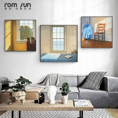 Modern landscape windows still life Canvas Painting Posters and Print Nordic home deco Wall Art Pictures For Living Room Bedroom