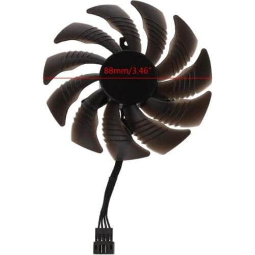 88MM T129215SU 4Pin Cooling Fan For Gigabyte GTX 1050 1060 1070 960 RX 470 480
