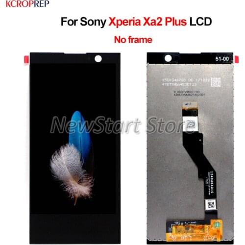 For Sony Xperia Xa2 Plus LCD Display Touch Screen Digitizer Assembly No Frame 6.0" For Sony Xa2 Plus lcd Replacement Accessory