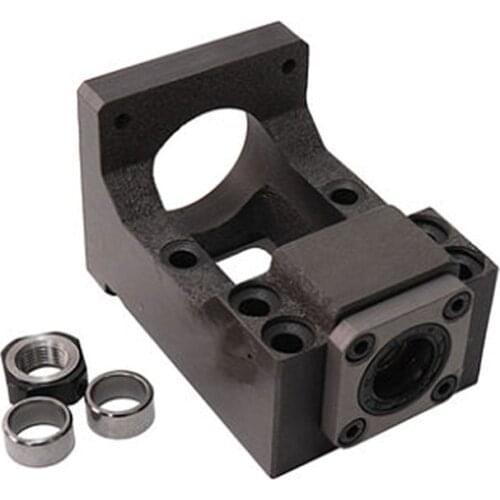 1/2pcsCast iron RENBEN(C5)ball screw support bearing housing ball screw linear bearing seat HM12-57 to HM30-130