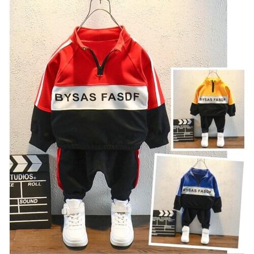 2Pcs/Set Spring Baby Boys Clothing Sets Children Sets Kids Sweatshirt Tops+Pants Infant Casual Suits Children Clothing Set 2-6Y
