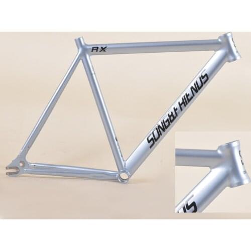 Song&friends RX 700c 6061-T6 Aluminum Fixed Gear Frame and Fork Fixie Bike Frame 48-60cm High Quality Bicycle Parts Frameset