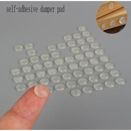 30-100PCS Cabinet Door Bumper of various size of silicone material for kitchen cabinet self-adhesive damper pad for door stopper