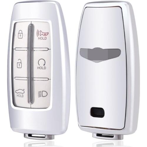 TPU Car Remote Key Cover Key case For Hyundai Genesis G80 GV80 2019 2020 2021 6/8Button key