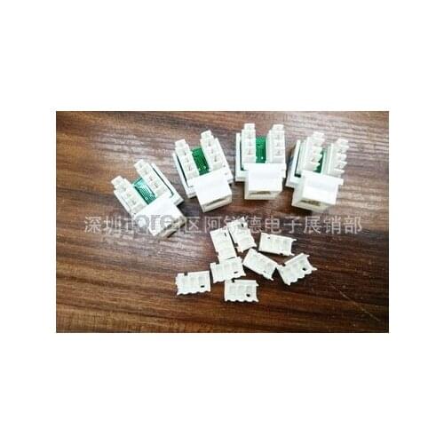 By dhl or ems 300pcs CAT5E UTP network module Tool-free RJ45 connector socket Computer Outlet cable adapter Keystone