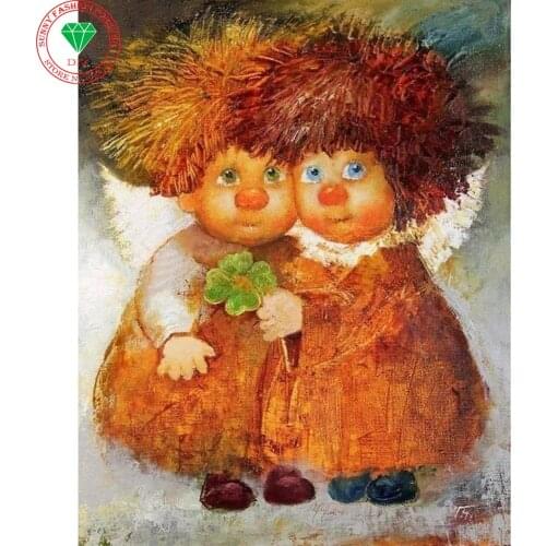 Diy Diamond painting For kids diamond cross stitch crystal square diamond sets unfinished decorative Diamond embroidery Cartoon