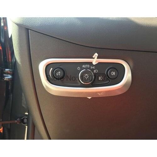 For Chevrolet Holden Equinox Third generation 2018-2020 ABS Matte Fog Lamp Switch Cover Head Light Trim Only For Left Drive