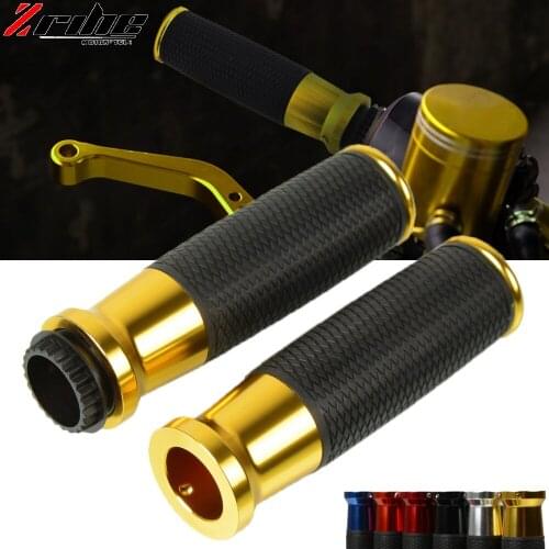 Fashion Accessories 22mm 7/8'' Brand New Motorcycle Anti-Skid Handle Grips grips handlebar FOR Piaggio Vespa GTS 300 for honda