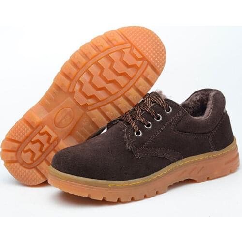 Mens Fashion Casual Cotton Shoes Mens Safety Protective Shoes Anti-smashing Anti-smashing Oil And Acid Shoes Chaussure Homme