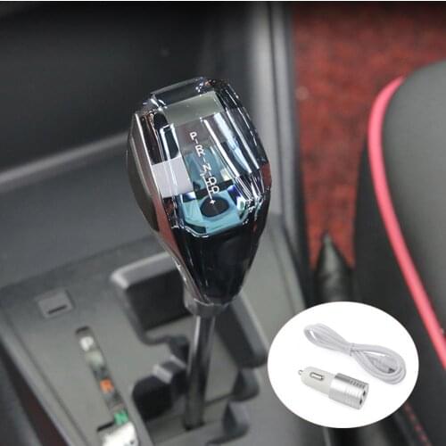 New Car universal Crystal Handles Gear Shift Knob Lever Stick Head For Toyota VW Honda Hyundai Interior Accessories