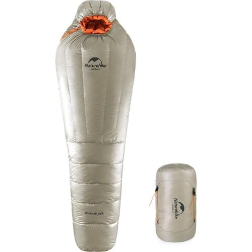 【New store 】 Mummy Sleeping Bag Ultralight Camping Adult Warm Winter -20~-10 Degree NH17U800-L Naturehik