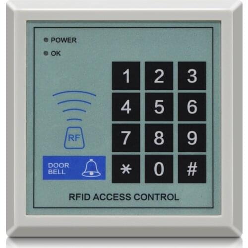 RFID Access Control System Device Machine Security 125Khz RFID Proximity Entry Door Lock 1000 user