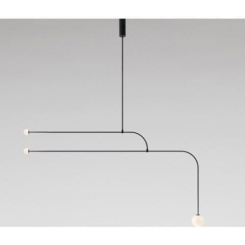 Modern glass ball crystal crystal hanging lamp led light lustres modern led chandelier hanglampen living room decoration