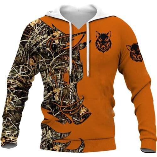 Hunting Wild Boar Print Hoodie Men Women 3D Sweatshirt Animal Pig Fashion Funny Swine Casual Jogging Hooded Coat