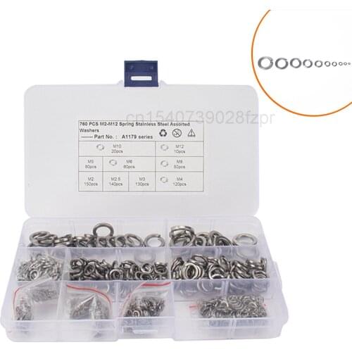 Stainless Steel Ultra Thin Adjusting Spring Flat Washer Gasket High Strength Galvanized O-type Combination Washer