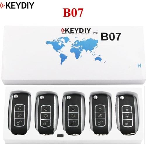 5 PCS, KEYDIY 3 Buttons Universal Remote Control Key B-Series for KD-X2 KD MINI KD900 KD900+,URG200 ,Remote for B07 BC Style