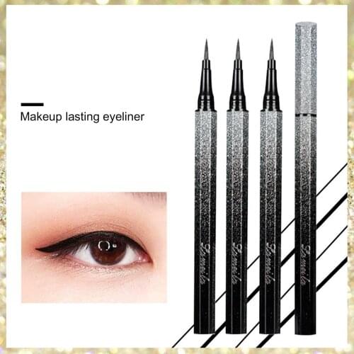 Waterproof Long Lasting No Blooming Liquid Eyeliner Pencil Cosmetic Makeup Tool
