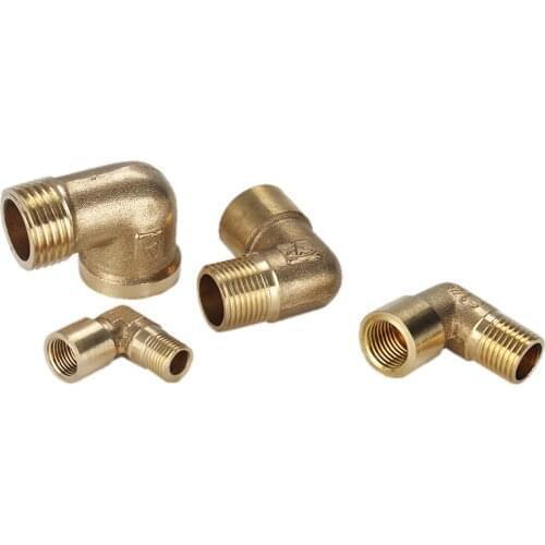 High Quality 50PCS All Copper Tee Joint Inner Screw Elbow Outer Screw Elbow Inner And Outer Elbow