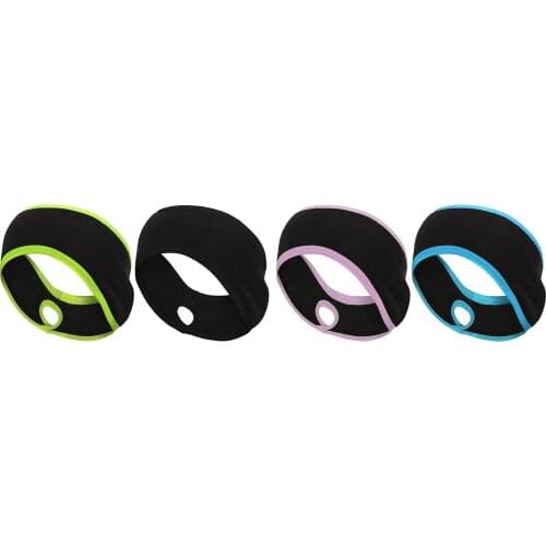Womens Yoga Running Headbands Sports Ponytail Holder Ear Muff Sports Hairband Sweatband