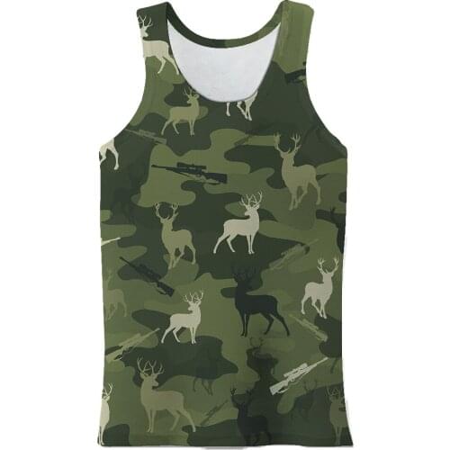 2021 Cute Summer New 3d Printed Men Vest Casual Tank Tops Sleeveless Male Bodybuilding Clothing Vest Singlet Tees Men Tops