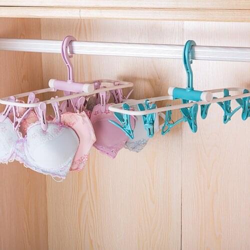 2pcs/lot 37.5cm More Clip Hangers/Drying Clothes Rack/Folding Hanger