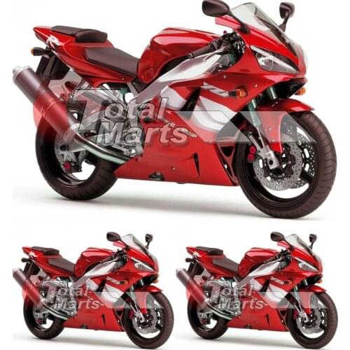 4Gifts New ABS Whole Motorcycle Fairings kit Fit for YZF-R1 R1 2000 2001 fairing 00 01 Custom red white