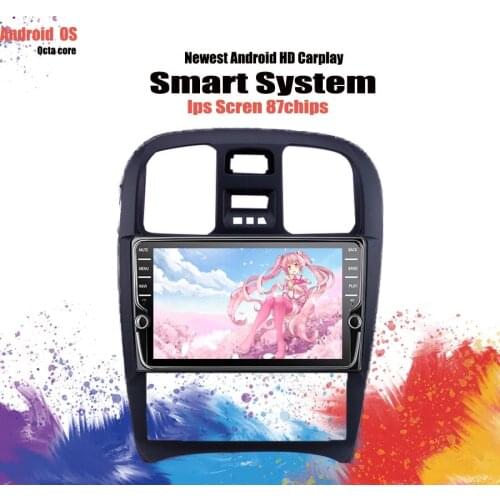 2 Din 8'' IPS Android10 4G Lte Car Radio Multimedia audio Player HU Head Unit For Hyundai Sonata 2003-2009 WiFi BT carplay