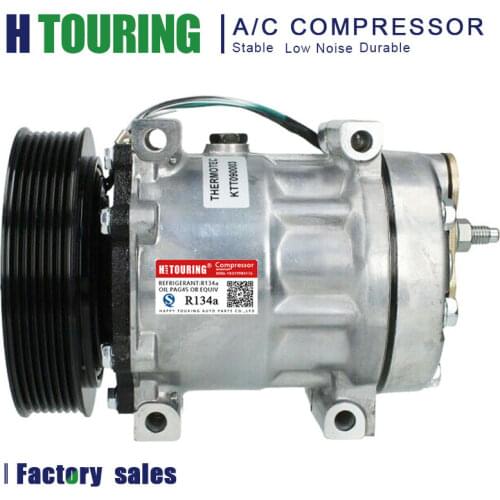 1458999 1864126R 1685170R 1685170 SD8231 1685170 Auto AC Air Conditioning Compressor SD7H15 PV7 24V for Volvo FH 12 FH 16 FL 12