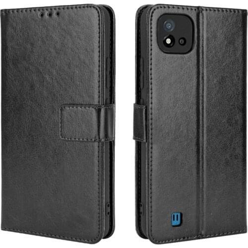 For Realme C11 2021 Case Flip Luxury PU Leather Phone Case For OPPO RealmeC11 C 11 2021 Case Cover