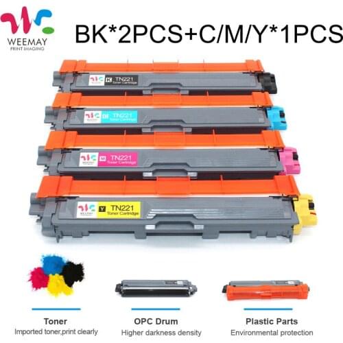 Color toner cartridge TN221 TN241 TN251 TN261 TN281 TN291 for Brother HL-3140CW 3150CDW 3170 MFC9130CW 9140CDN 9330CDW