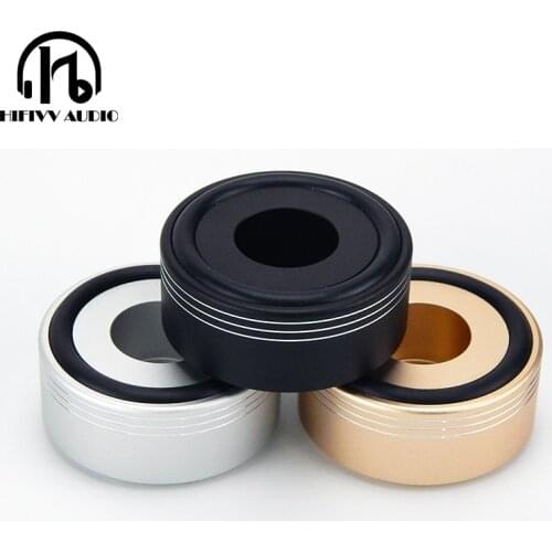 HIFI audio amp speaker Foot pad chassis PC Machine feet Mats Pads 4PCS Diameter 49mm height 22mm amplifier Aluminum feet
