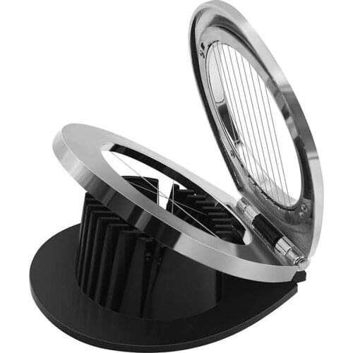 HOT Egg Slicer for Hard Boiled Eggs, Egg Heavy Duty Cutter Duty Slicer Kitchen Tools Garnish Slicer, 3 Slicing Styles