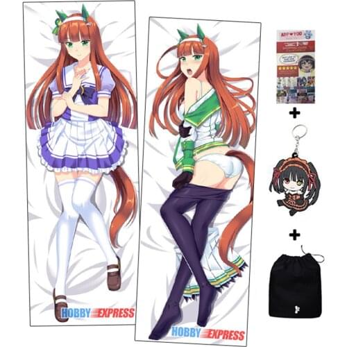 Hobby Express Dakimakura Japanese Otaku Waifu Hugging Body Pillow Cover Uma Musume Pretty Derby Silence Suzuka ADP18056-1