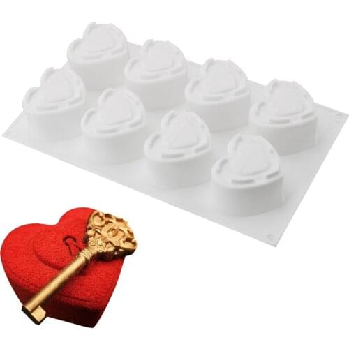 Cake Decorating Tools Cake Tray DIY Mousse Dessert Bakeware kitchen Tools 8 Cavity Baking Accessories 3D Silicone Cake Mold