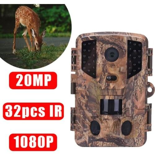 Hunting Camera 20MP HD 1080P PIR IR Wildlife Scouting Cam Night IS9 Outdoor Wildlife Animal Hunting Video Camcorder